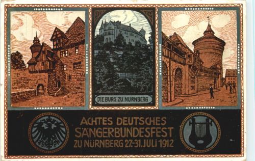 Nürnberg - Deutsches Sängerbundfest 1912