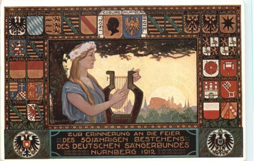 Nürnberg - Deutscher Sängerbund 1912