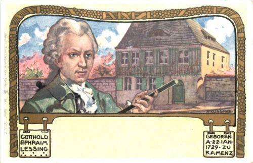 Gotthold Ephraim Lessing - Kamenz - Künstler Ak A. Klingner - Litho