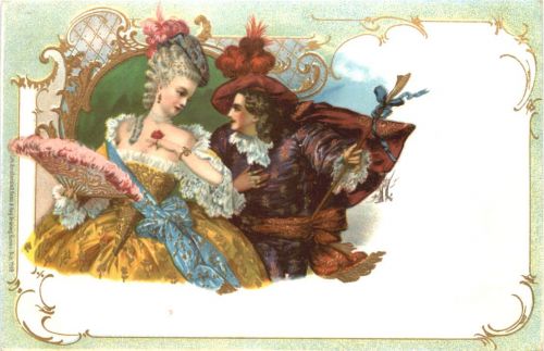 Litho Frau - Verlag Brüning Hanau
