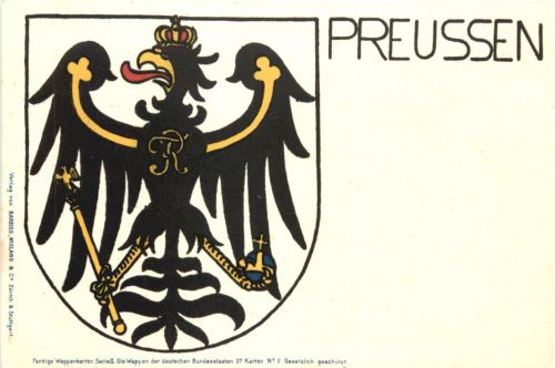 Preussen - Wappen - Litho