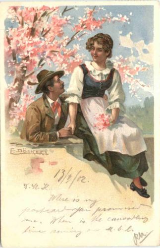 Künstler Ak E. Döcker