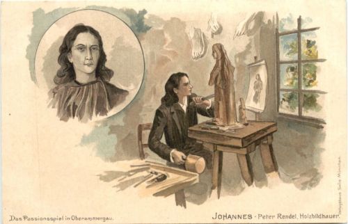 Oberammergau - Johannes - Peter Rendel holzbildhauer