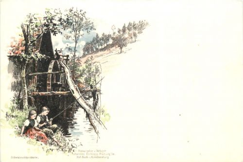 Künstler Ak Hasemann - Schwarzwald - Litho