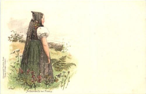 Schonach bei Triberg - Künstler Ak Issel - Litho