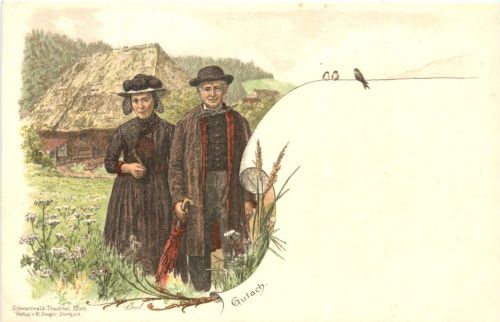 Gutach - Künstler Ak Issel - Litho
