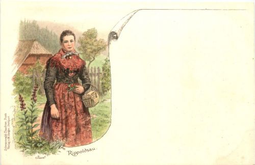 Rippoldsau - Künstler Ak Issel Litho