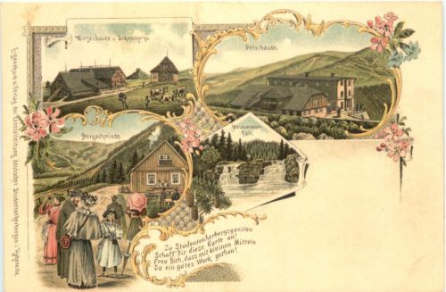 Riesengebirge - Litho