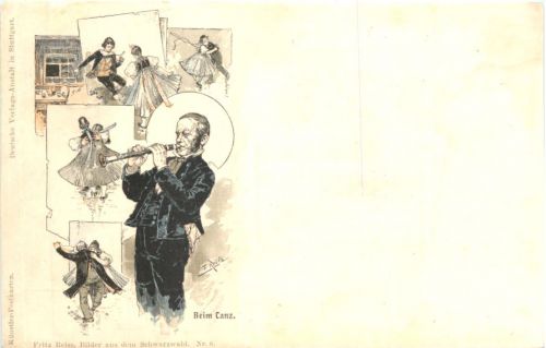 Künstler Ak Fritz Reiss Schwarzwald - Litho