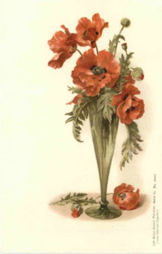 Blumen - Litho