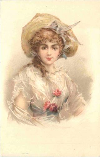 Frau - Litho