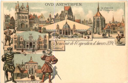 Anvers - Litho - Exposition Univerelle 1894