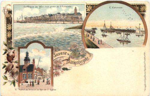 Souvenir de Blankenberghe - Litho