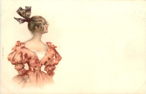 Frau - Litho