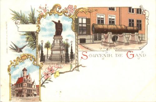 Souvenir de Gand - Litho