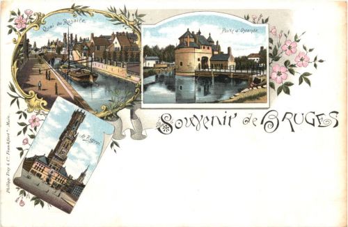 Souvenir de Bruges - Litho