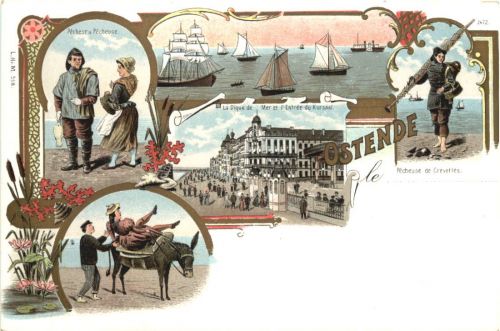 Souvenir d Ostende - Litho