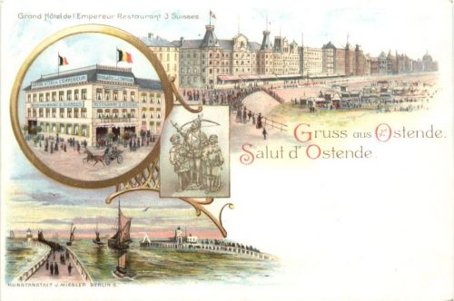 Salut d Ostende - Litho