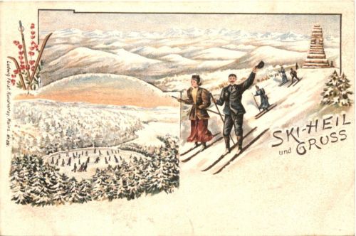 Feldberg - Ski Heil - Litho
