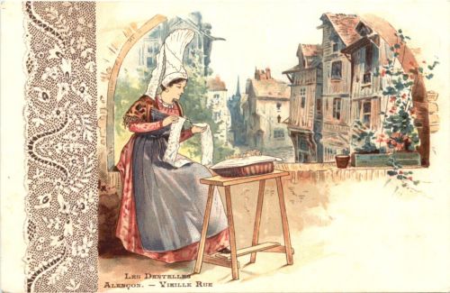 Alencon - Les Dentelles - Litho