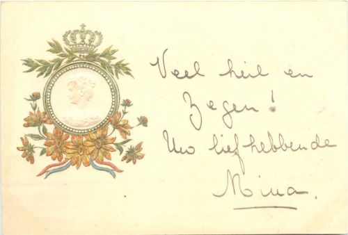 Holland Adel - Prägekarte