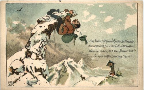 Bergsteiger - Litho