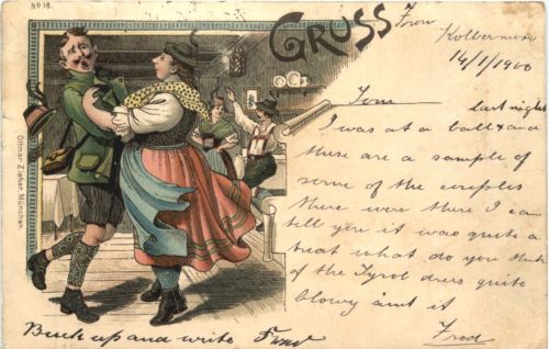 Gruss aus Kolbenmoos - Litho - Ottmar Zieher