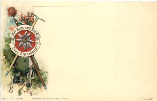 Mit Herz und Hand fürs Alpenland - Bergsteigen - Litho