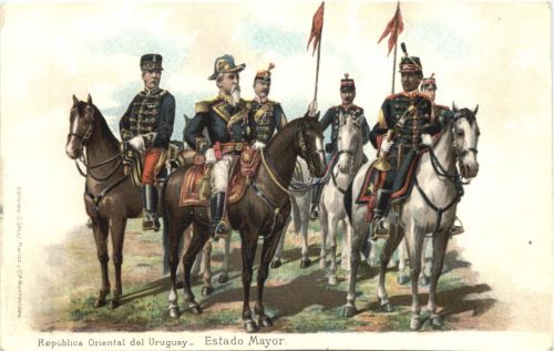 Uruquay - Estado Mayor - Litho