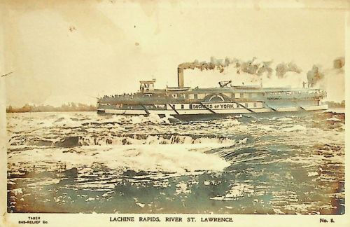 Lachine Rapids - Riveers St. Lawrence - Ship Duchess of York