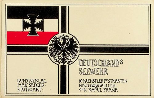 Deutschalnds Seewehr - Booklet - 4 Ak Schiffe