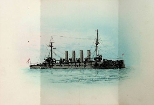 Japan - Kriegsschiff - Klappkarte
