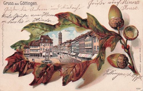 Gruss aus Göttingen - Litho