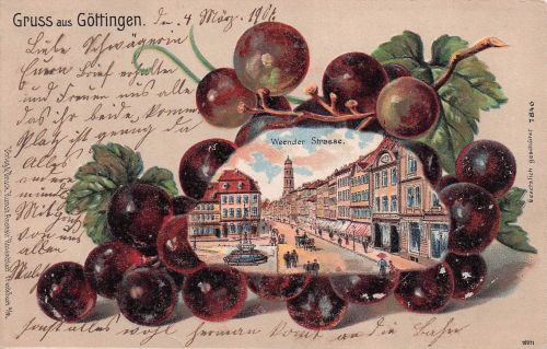 Gruss aus Göttingen - Litho