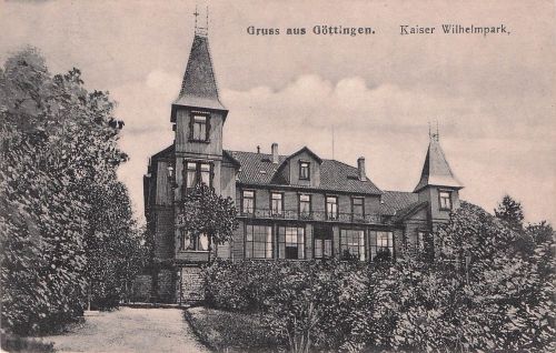 Gruss aus Göttingen. Kaiser Wilhelmpark,