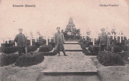AK - Friedhof in Schaulen Šiauliai - 1.WK