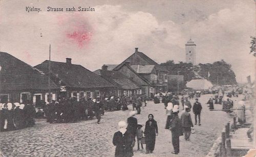 Kielmy. Strasse nach Szaulen