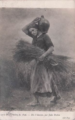 Eugene Labitte Heuernte Rechende Frauen auf dem Lande