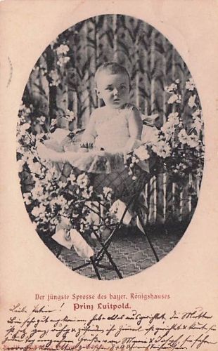 Der jüngste Spross der bayerischen Königsfamilie Prinz Luitpold 1902