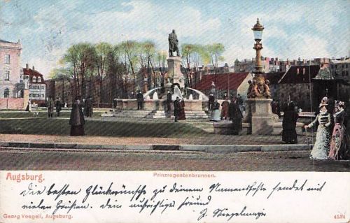 AK / Ansichtskarte Augsburg Orinzregentenbrunnen Kat. Augsburg