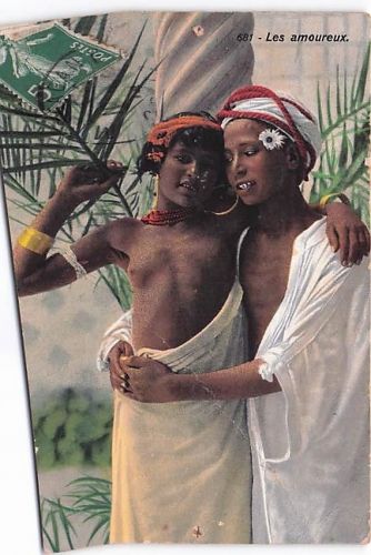 Postkarte: 681 - Les Amoureux, Marokko,