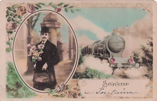 Paris Souvenirkarte Eisenbahn / Paris /Arrond. de Paris