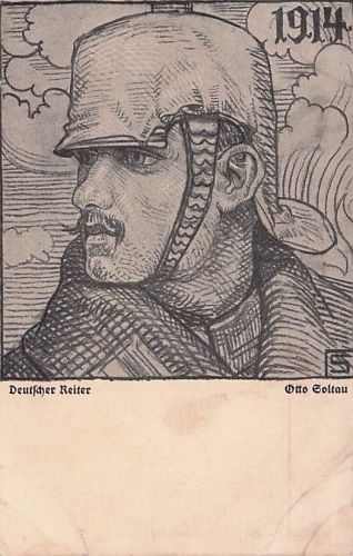 AK Postkarte/Feldpostkarte 1. WK Deutscher Fußsoldat Otto