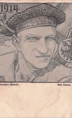Künstler Ak Soltau, O., Deutscher Matrose, Portrait, 1914