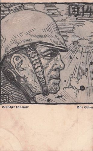 AK Postkarte/Feldpostkarte 1. WK Deutscher Fußsoldat Otto