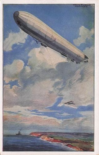 1. Weltkrieg Ansichtskarte "Reichsmarine Luftschiff"
