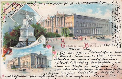 Berlin Mitte Opernhaus Palais Kaiser Wilhelm I. 1899
