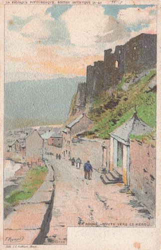 Künstler Litho Ranot, F, La Roche en Ardenne Wallonien Luxemburg,
