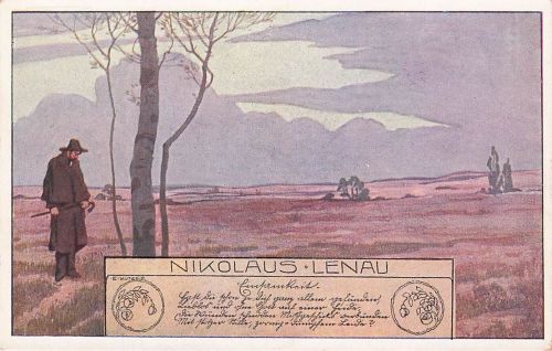 Künstler-AK Ernst Kutzer: Nikolais, Lenau, Idylle