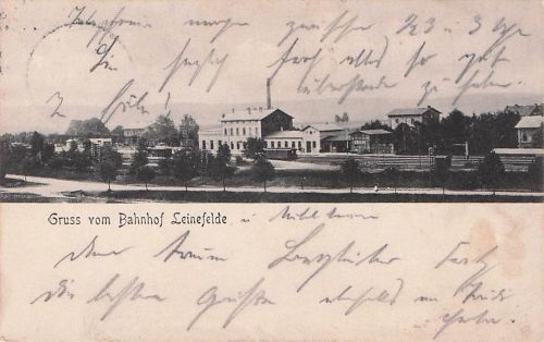 Gruss vom Bahnhof Leinefelde